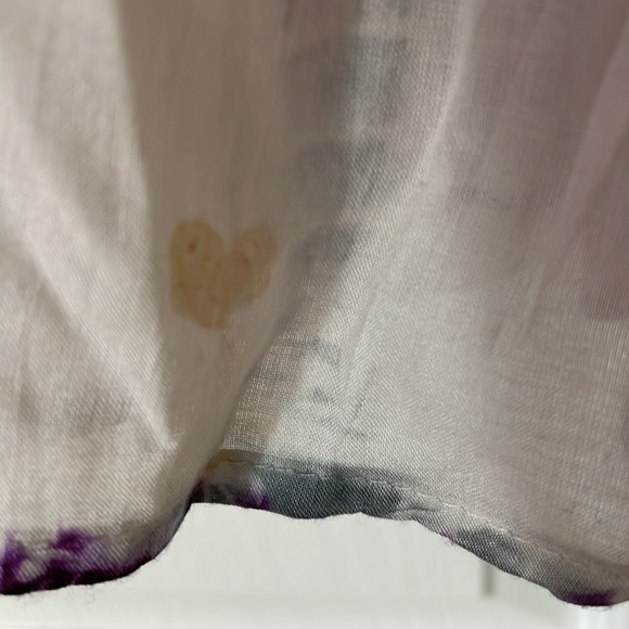 Free People Purple Tie Dye T Strap Back - Picture 5 of 7